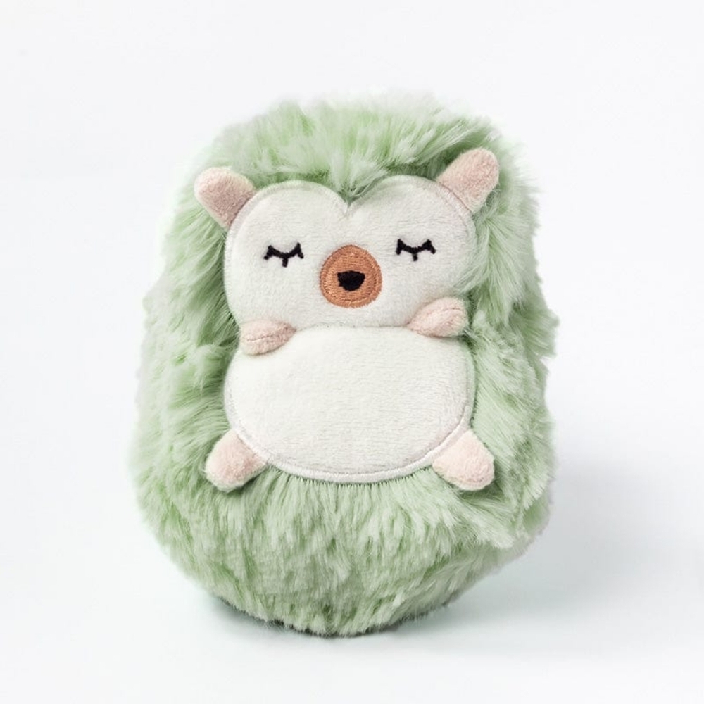 Slumberkins Clover Hedgehog Mini Plush Limited Edition Retired Seafoam Green